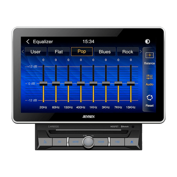 10.1″ CD/DVD Multimedia Receiver with Apple CarPlay and Android Auto – CAR8000 - Görsel 2
