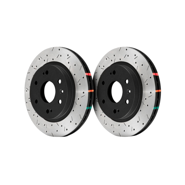 DBA Drilled and Slotted 4000 XS Brake Rotor - Görsel 2